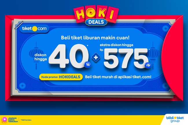 HOKI DEALS tiket.com Imlek 2023.