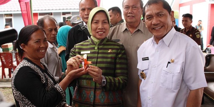 Bupati Karo Bersyukur Korban Sinabung Tempati Huntara