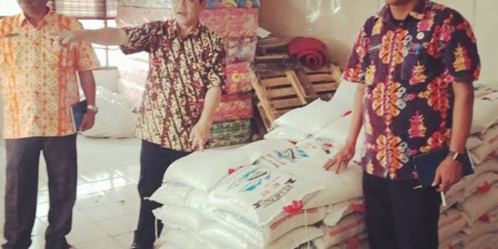 Bupati Karo Periksa Gudang Logistik BPBD