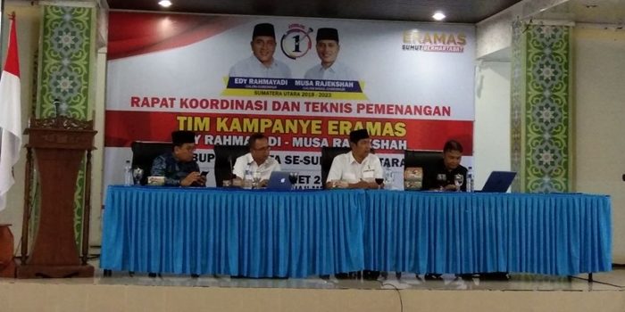 Parpol Pengusung ERAMAS Gelar Rakornis Bahas Strategi Pemenangan