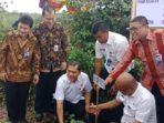 Bupati Karo-Bank Sumut-PT AKKS Tanam 10 Ribu Bibit Kopi