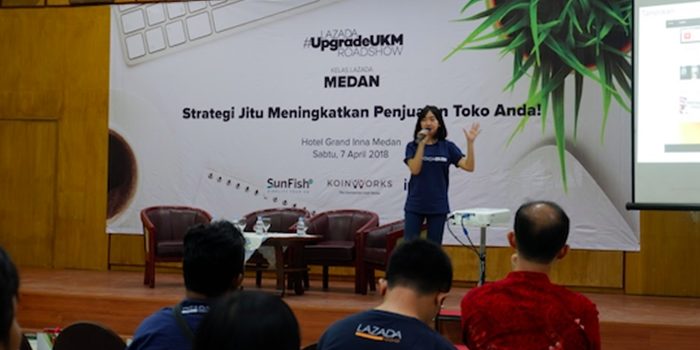 Lazada Bantu Bisnis Wirausahawan di #UpgradeUKM Kota Medan