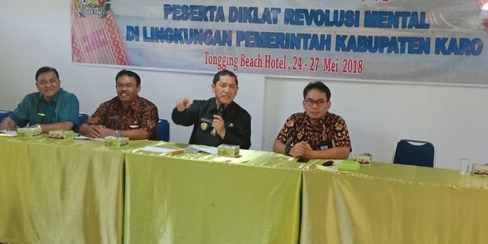 Diklat Revolusi Mental Bagi Aparatur Sipil Negara Pemkab Karo