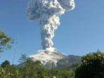 Penampakan Letusan Gunung Merapi Hari Ini