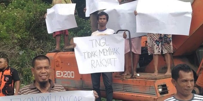 Warga Tuntut TNGL Beri Izin Pengaspalan Jalan Perbatasan Karo-Langkat