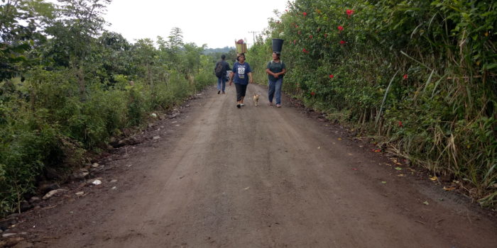 Proyek Jalan Relokasi Sinabung Diprotes Warga Pengungsi