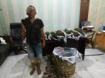 Polisi Tembak Pemilik 8,5 Kg Ganja