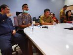 Pemkab Karo Gelar Telekonferensi Pantau Penanganan Virus Corona