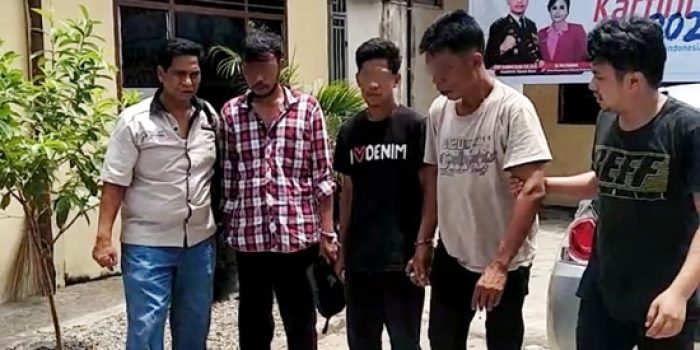 Polsek Mardinding Ringkus Dua Pemadat dan Seorang Pengedar Ganja