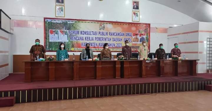 Bupati Karo Coty Sebayang menghadiri RKPD 2023. Foto Istimewa.