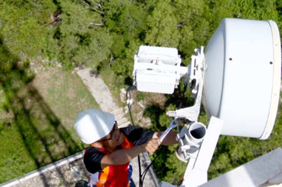 Base Transceiver Station. Foto telkomsel.com