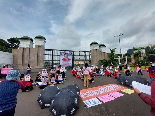 Aksi Peringatan Hari Perempuan Sedinia 8 Maret 2023. Foto istimewa.