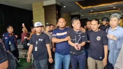 Polda Metro Jaya amankan seorang WN Korsel dalam pengusutan kasus tewasnya petugas Imigrasi di Apartemen Metro Garden, Parung Jaya, Kota Tangerang. Foto humas.polri.go.id.