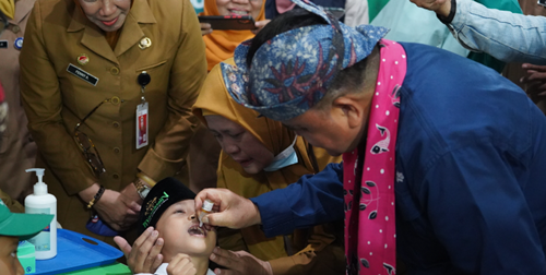 Sub PIN Polio tahap pertama. Dok. Kemenkes.