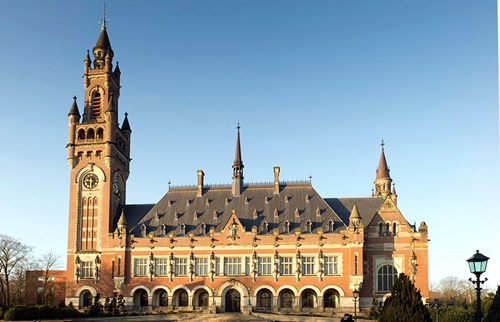 Gedung Mahkamah Internasional di Den Haag, Belanda. Foto www.icj-cij.org