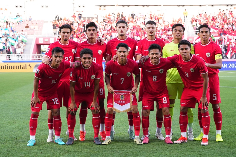 Pelatih Timnas U23 Indonesia, Shin Tae-yong optimis Indonesia menaklukkan Irak, meraih posisi ketiga di Piala Asia U23. Foto pssi.org.