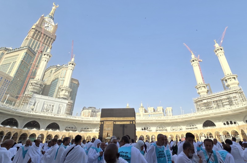 Arab Saudi larang pemegang visa umrah masuk dan tinggal di Kota Mekah mulai 15 Dzulqaidah sampai 15 Dzulhijjah 1445 Hijriyah. Foto kemenag.go.id/Hilman Fauzi.