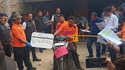 Rekonstruksi Pembunuhan Wartawan di Karo Berlangsung Hingga Malam