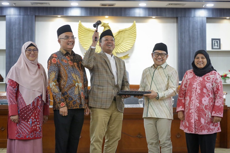 Rapat penetapan Ketua Pansus Hak Angket Haji yang dipimpin Wakil Ketua DPR RI Abdul Muhaimin Iskandar pada Senin, 19 Agustus 2024, menyepakati Nurson Wahid sebagai Ketua Pansus Hak Angket Haji. Foto Akun X A Muhaimin Iskandar.