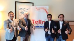 Kemitraan Telin dan Citra Connect, Direktur Wholesale & International Service, Bogi Witjaksono (kiri), Direktur Eksekutif Citra Connect & NDP Marco, Bardelli, CEO Telin, Budi Satria Dharma Purba, Chief of Product Telin Azmal Yahya.