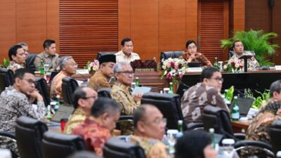 Presiden Prabowo Subianto menyampaikan keterangan persnya di Kantor Kementerian Keuangan Jakarta, Selasa, 31 Desember 2024. Foto: Muchlis Jr/BPMI Setpres.